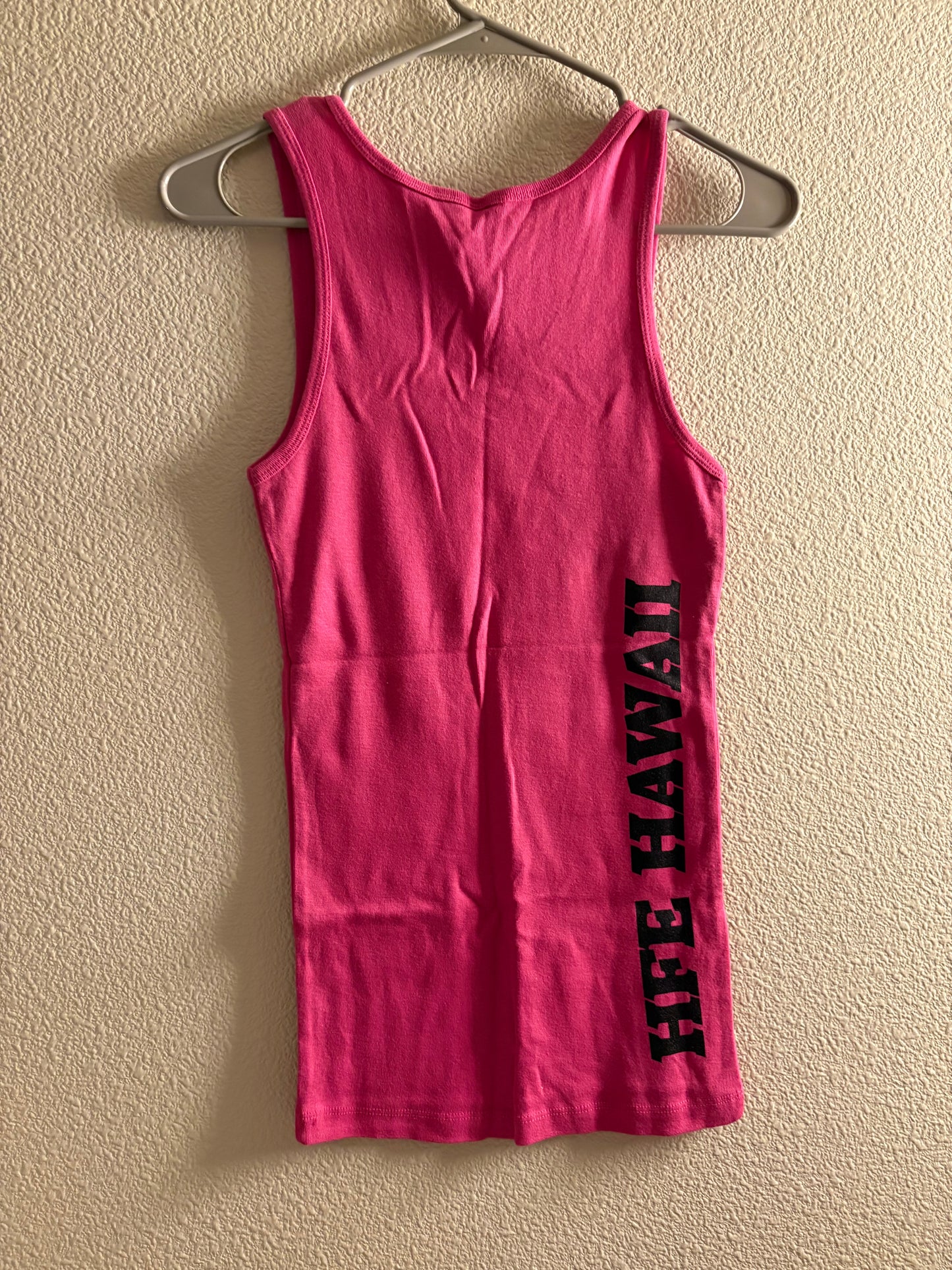 Hunt Fish Explore Hawaii WOMENS TANK PINK S