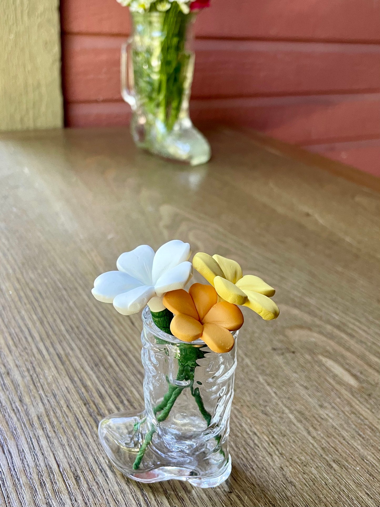 Boot flower vase
