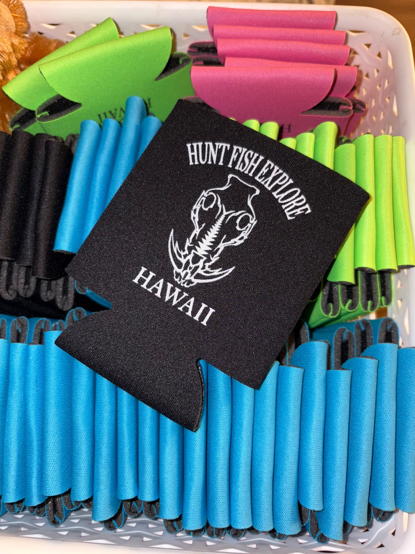 Hunt Fish Explore koozies