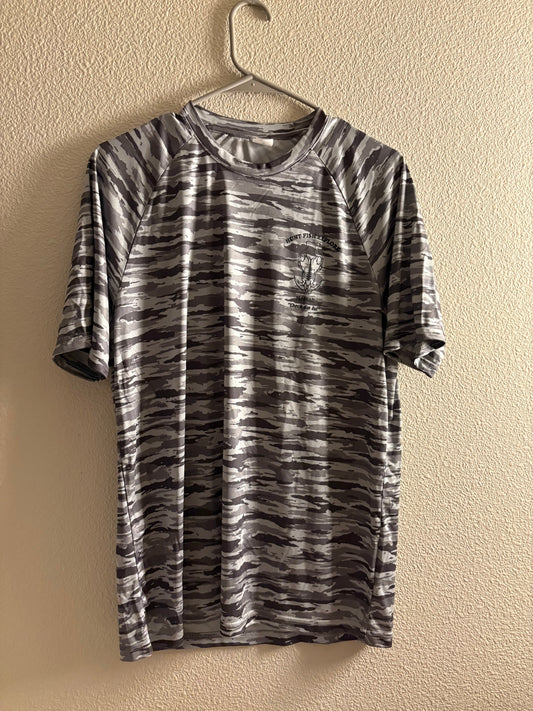 Hunt Fish Explore Hawaii DRY FIT BLACK CAMO