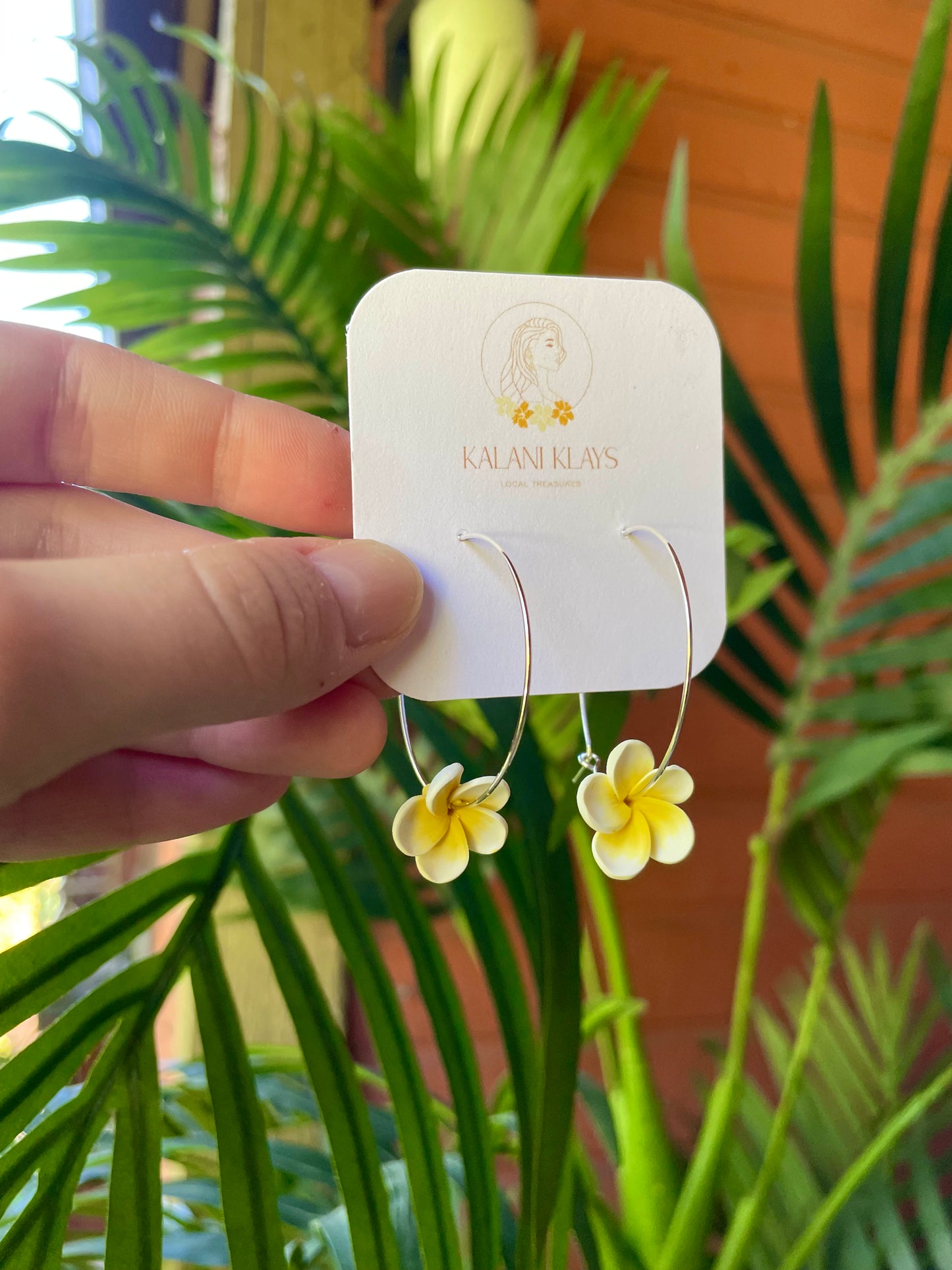 Plumeria hoops