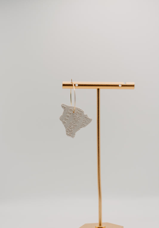 State LARGE Hoops imprint