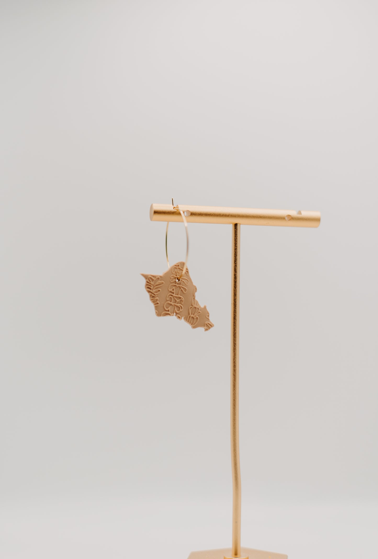 State LARGE Hoops imprint